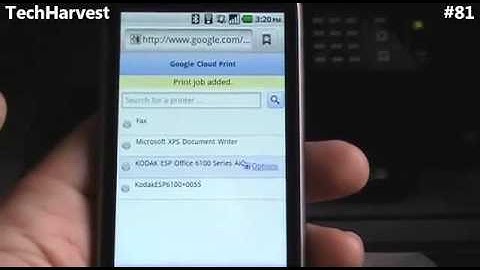 Printing From An Android Phone Using Google Cloud Print1069