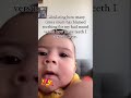How many times have you done it? 😂Teething pain typically does not go on for months #teething #baby