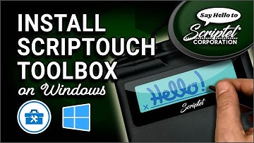 Installing ScripTouch Toolbox on Windows