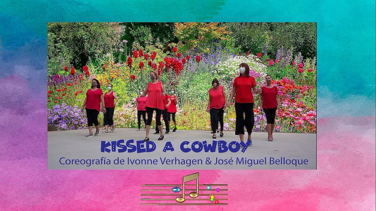 KISSED A COWBOY Linedance
