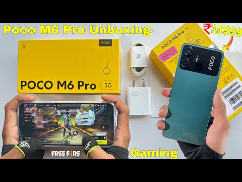 Xiaomi Poco M6 Pro 5G Unboxing & Review  Design, Antutu,Setup, Gaming &  Camera Test 