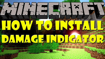 Minecraft | How to: Install The DamageIndicators Mod! | All Verions!!!