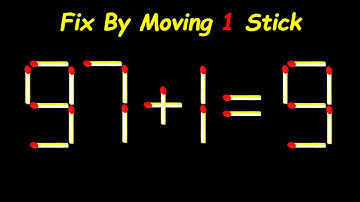 20 Difficult Matchstick Puzzles Only People with High IQ Can Solve