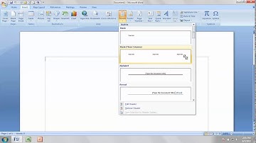 Microsoft office word tutorial - part 5. header & Footer