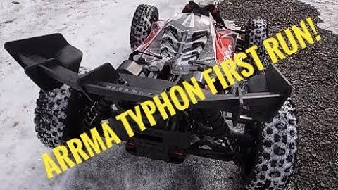 Arrma Typhon 3s first run!