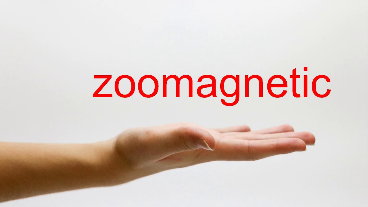 How to Pronounce zoomagnetic - American English