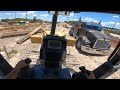 POV Heavy Haul trucker, kenworth hauling CAT D3 dozer with RGN lowboy