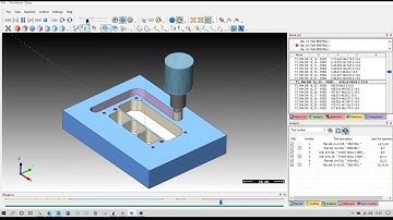 Dolphin CAD CAM - Multi Depth, 4 Axis Simulation