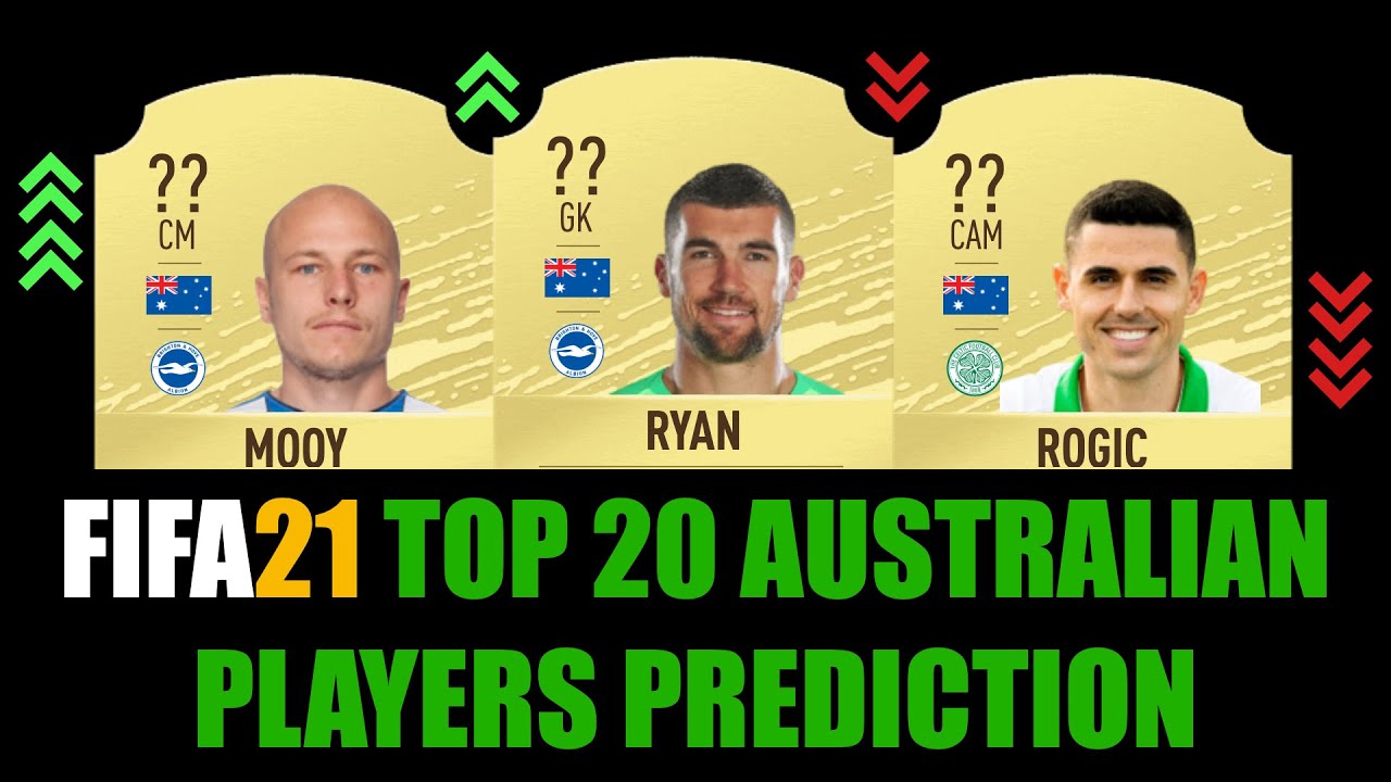 Fifa 21 Top 20 Australian Players Rating Prediction W Ryan Mooy Rogic Degenek Maclaren Youtube Carta Liga Australia 2021