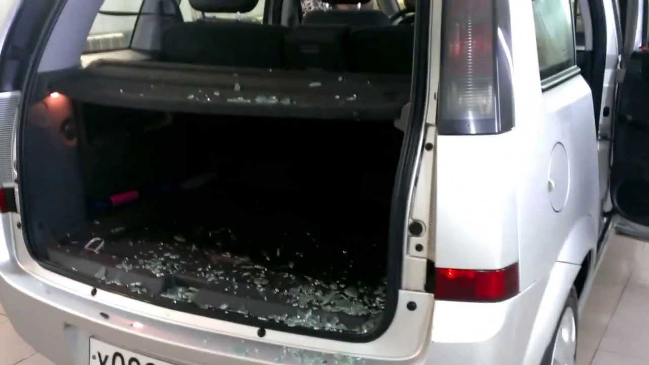 Как разбить стекло автомобиля