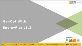 Solving Optimization Problems - EnergyPlus v8.2 with GenOpt v3.1