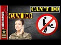 What you can and can’t do in an Army combat zone