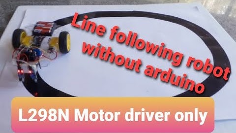 Line following robot without arduino.