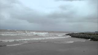 Crazy winds at IN shore in Lake Michigan overlooking Chicago (remnants of Hurricane Sandy) 6