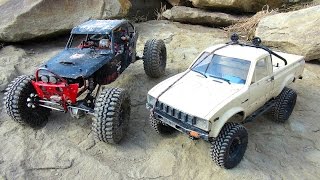 RC ADVENTURES - Black Widow & Trail Finder 2 hit the Rock Pile!