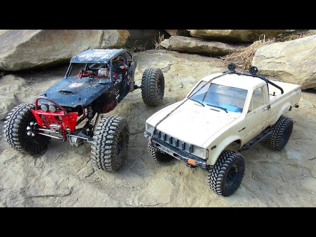 RC ADVENTURES - Black Widow & Trail Finder 2 hit the Rock Pile! class=