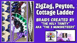 LivePeyton, Zigzag, and Cottage Ladder braids, Dry Cleaner bags for mums; Hobby Lobby Haul