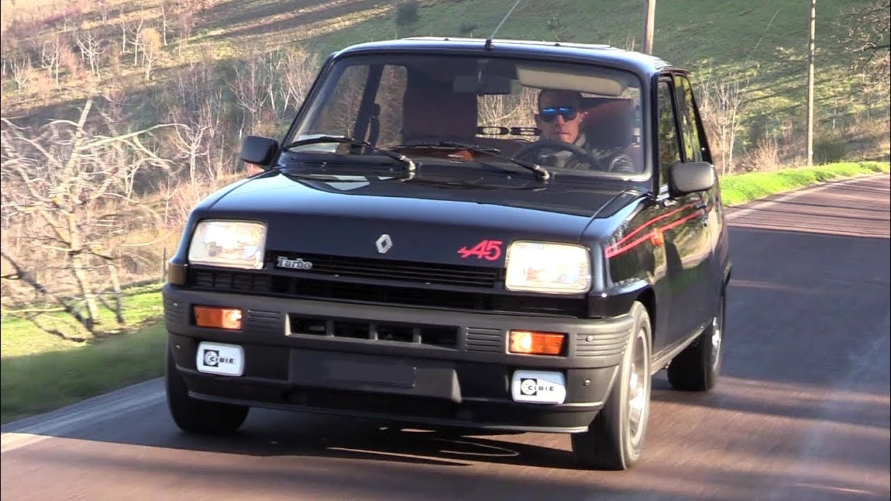 1982 Reanult 5 Alpine Turbo - Action on hill road, sound & on board