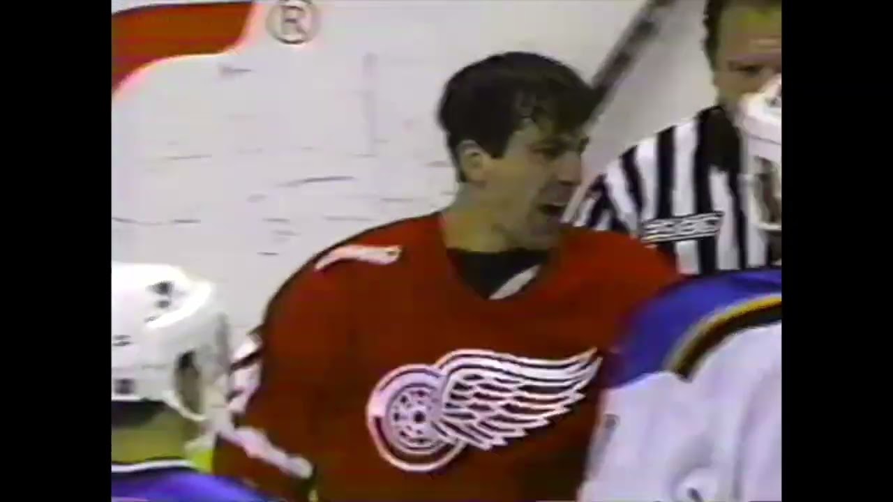 Chris Chelios (Fighting) Vs. Tyson Nash (Charging/Fighting) & V. Kozlov (Boarding) Oct. 30th, 1999