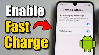 How to Fix & Enable Fast Charging on Android Phone Settings (Best Method) screenshot 1