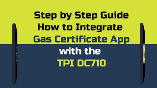 Watch the ultimate pairing of the TPI DC710 and Gas Certificate app! screenshot 1