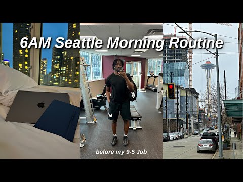 Видео: Productive 6AM Morning Routine | Men’s edition, 22 year old living in Seattle WA