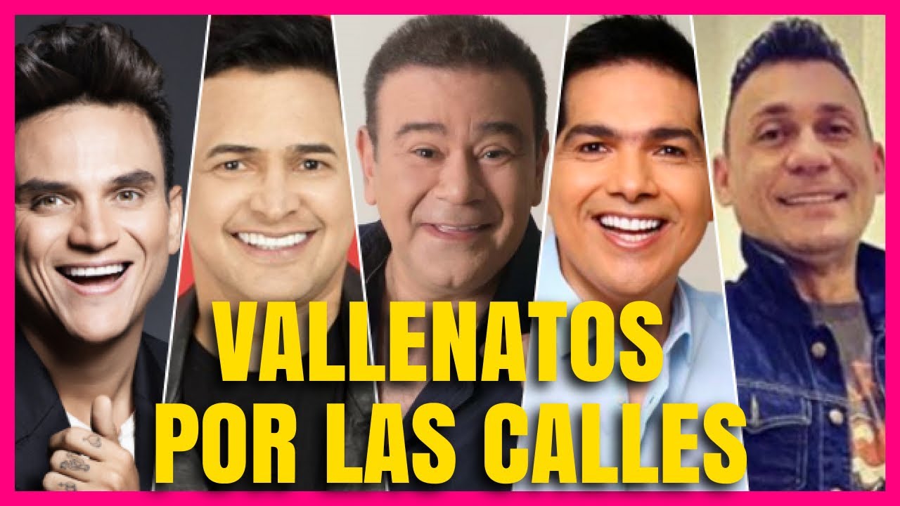 Mix ÉXITOS de VALLENATOS en VIVO YouTube