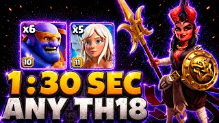 This Dragon Duke Charge Attack DESTROYS Every TH18 Base 💥
