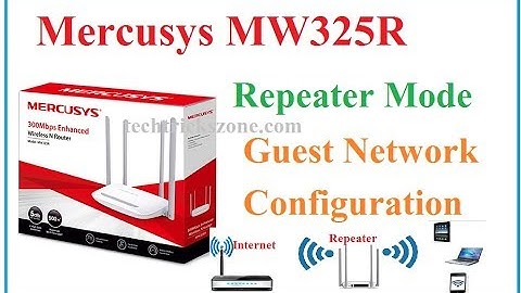 Mercusys MW325R Repeater Mode Configuration in hindi