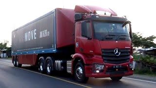 TRUK EROPA MANTUL !!! TRUCK TRAILER CONTAINER MERCEDES-BENZ ACTROS MP4, DAF CF, SCANIA, MERCY AXOR