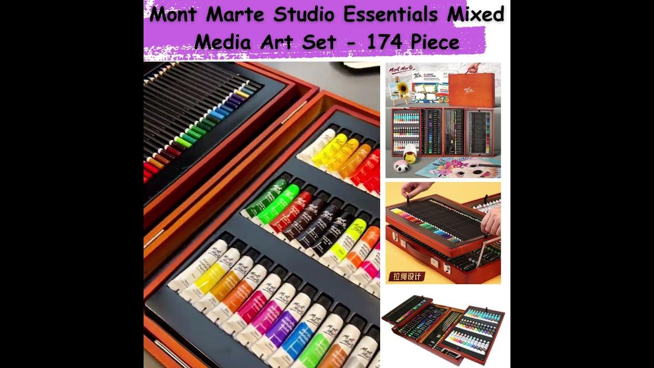 The Biggest Art Set for Students - Mont Marte Mixed Media Art Set -  Unboxing and Review 