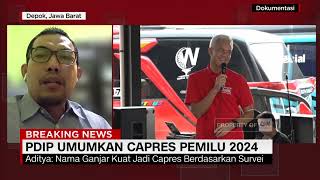 PDIP Usung Ganjar Sebagai Capres 2024