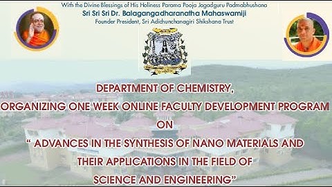 Day 1: Advances in the synthesis of Nano Materials and their Applications