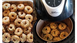 Airfryer Medu vada |How to make Medu vada |Medu vada in Airfryer n deep fried |crispy medu vada