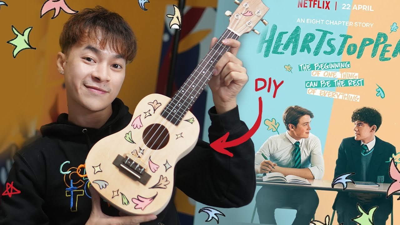 Heartstopper ukulele  ประกอบเอง