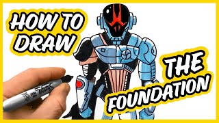 How To Draw Tнe Foundation | Fortnite | Step by Step Drawing Tutorial