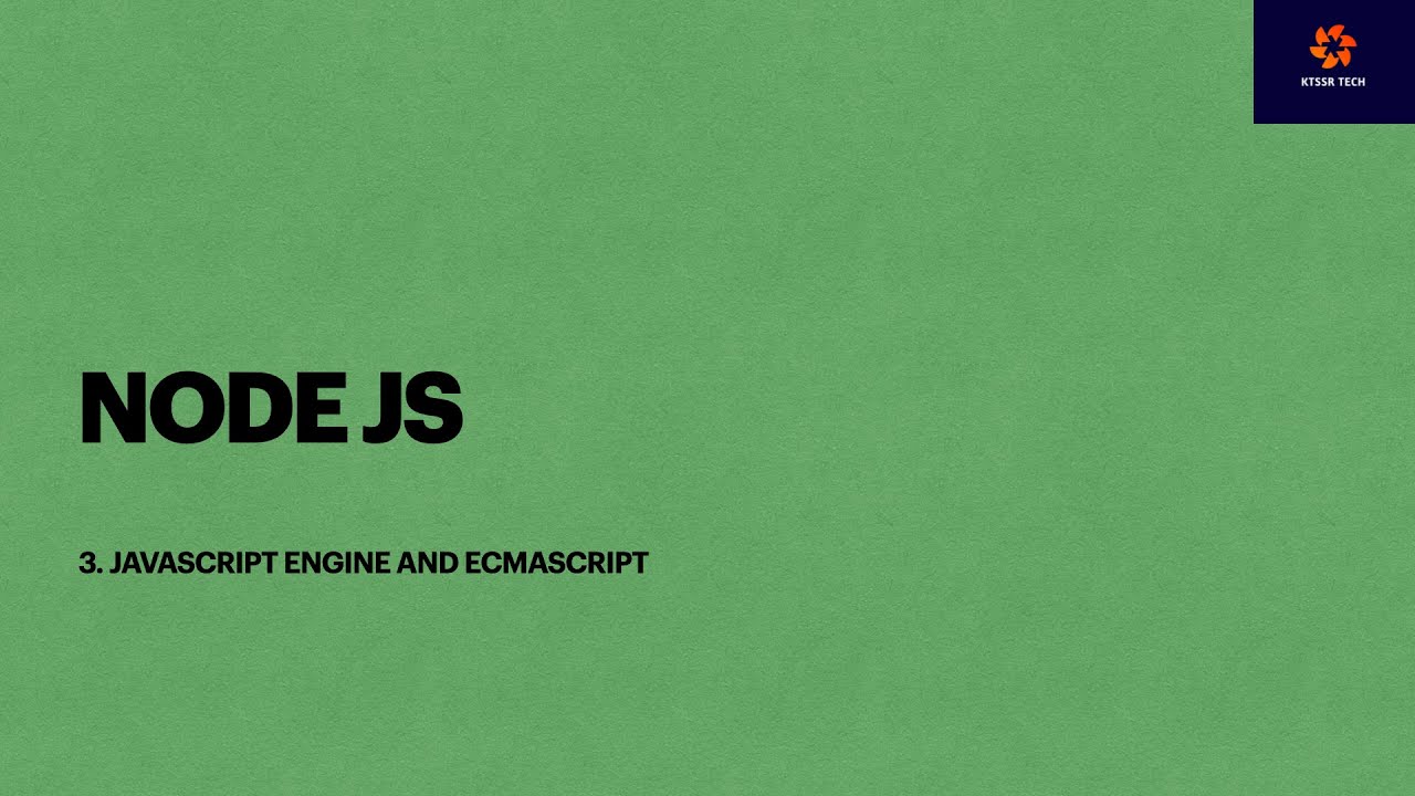 JavaScript Engine, EcmaScript - YouTube