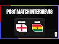 Bellingham, Sibo & More | Post-Match Interviews | England 0-0 Ghana