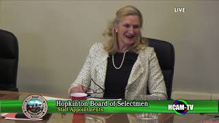 Board of Selectmen: November 13, 2018