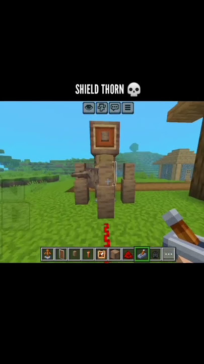 minecraft dripstone shield 💀💀 #minecraft #shorts #gaming