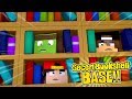 Minecraft Secret Base - HOW TO MAKE A SUPER SECRET BASE INSIDE A BOOKSHELF!!