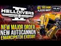 Helldivers 2  new autocannon mech coming new major orders
