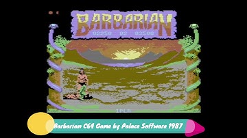 Barbarian C64 Game by Palace Software 1987