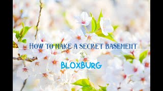 How to make a secret basement in Bloxburg | Roblox | KiwiPanda