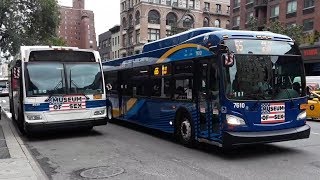 MTA 2019 New Flyer XD40 7610 2008 Orion 07 501 NG Hybrid 3839 buses