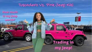 How much is my 2020 Jeep Wrangler worth in 2022? | Trading my Jeep in | Tuscadero Pink Jeep