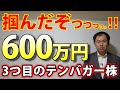 株価13倍！利益600万円 3つ目のテンバガー掴んだぞっっっっっ！