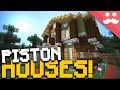 INSANE 1 Chunk PISTON HOUSES in Minecraft!