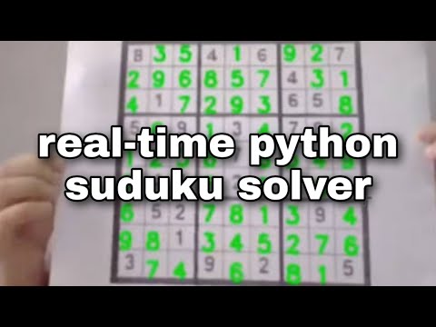 Realtime Webcam Sudoku Solver - CodeProject