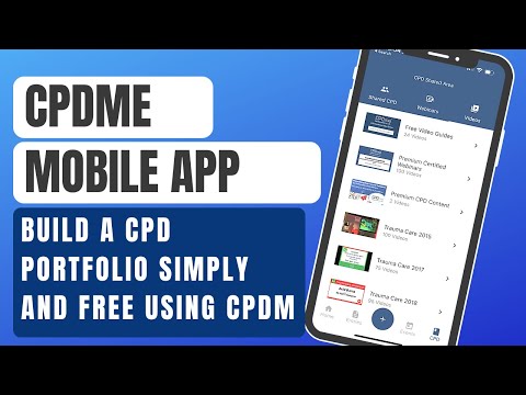 Build a CPD Portfolio simply and FREE using CPDme